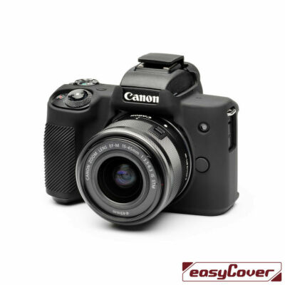 easyCover canon M50 EA-ECCM50B Camera Case Black Silicone  FREE FAST SHIPPING 