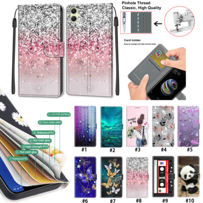 For Samsung Galaxy M11 M32 M13 M23 Magnetic Leather Flip Card Wallet Phone Case