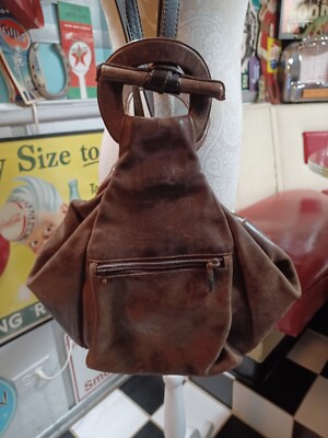 unique convertible Backpack purse Extra Large Leather Convertible Backpack Purse: 15 main image 4