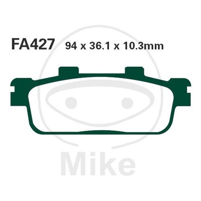 Plaquettes De Frein EBC SFA427 Pour SYM Track Runner 200 (2005-2016)