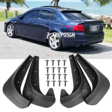 Front + Rear Splash Guards Mud Flaps Mud Flaps Mudguard For Acura TL 2004-2008