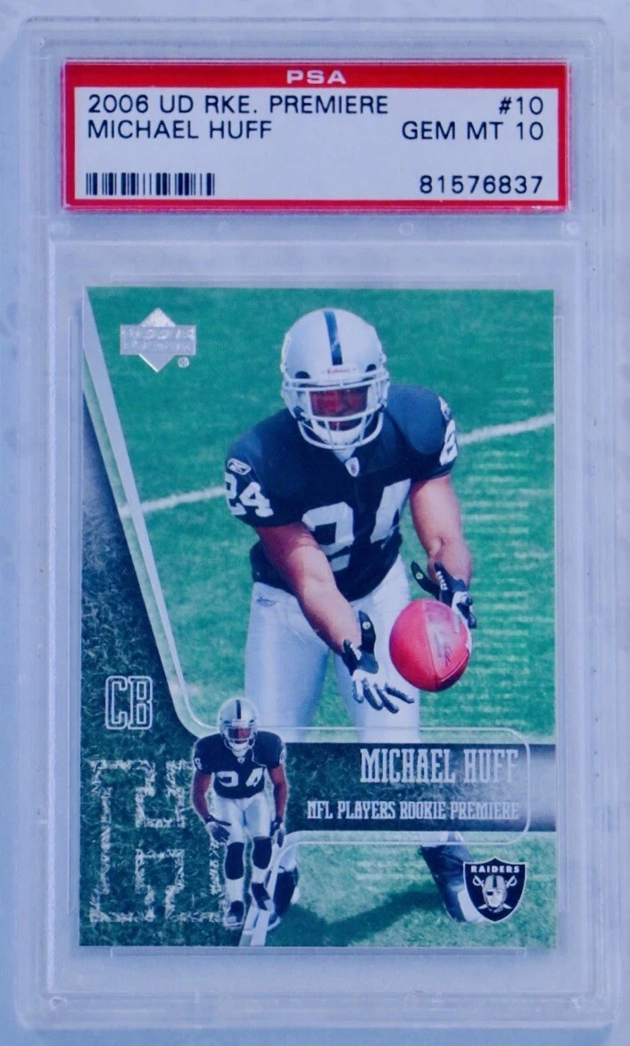 Michael Huff Upper Deck Rookie Premiere #10 Base