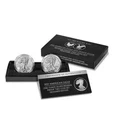 American Eagle 2021 One Ounce Silver Reverse Proof Two-Coin Set Designer Edition