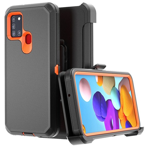 For Samsung Galaxy A51 A71 A21S Armor Case Cover+Belt Clip Fit Otterbox Defender - Photo 15 sur 23