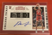 2019-20 Panini Contenders ROBERT FRANKS #99 College Ticket ROOKIE AUTO - WSU