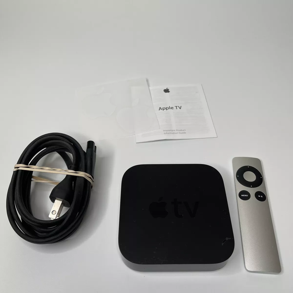 scheren Bestuurbaar aardbeving Apple TV Model A1469 3rd Generation with REMOTE &amp; Power Cable | eBay