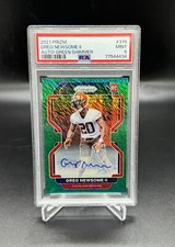 2021 Panini Prizm Greg Newsome II PSA 9 Green Shimmer Prizm /5 Auto Rookie RC