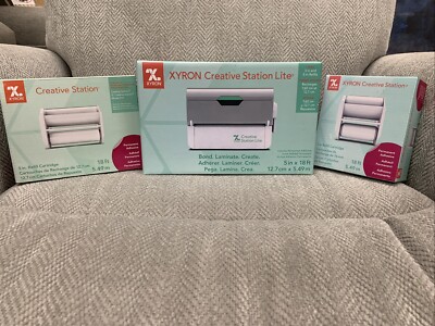 Xyron 624740 Creative Station Lite With 3  And 5  Refills