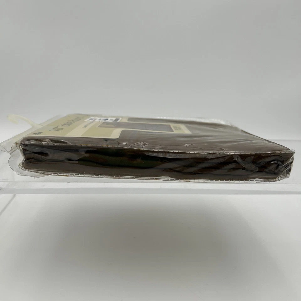 "Mantel redondo de gamuza sintética chocolate Bess Home 70""" Foto 3 de 4