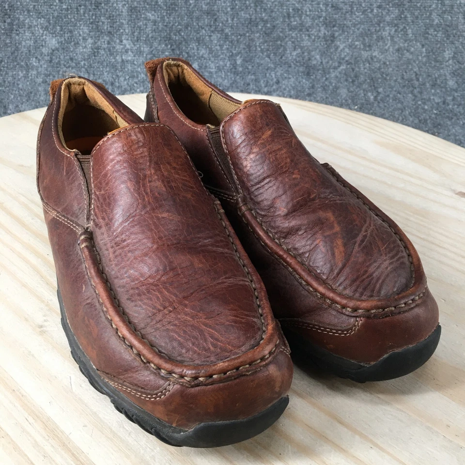 Timberland Shoes Youth Boys 6.5 Womens 8 Carlsbad Casual Loafers Flats Brown - Image 3 of 4