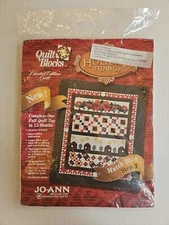 VINTAGE Joann Quilt Block Kit Holiday Tidings Step 3 March 2000 NIP SEALED