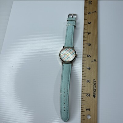 F Geneva Gold Mint Blue 1261318 WR Japan Orange Polka Dot