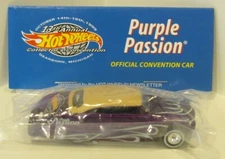 Hot Wheels 13th Convention Purple Passion Finale/Ticket Real Riders Lead Sled