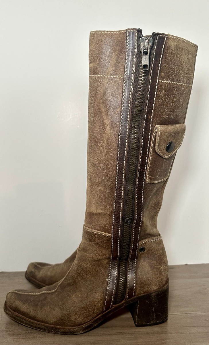 靴 MIU MIU Intrecciato Square toe 00's] 