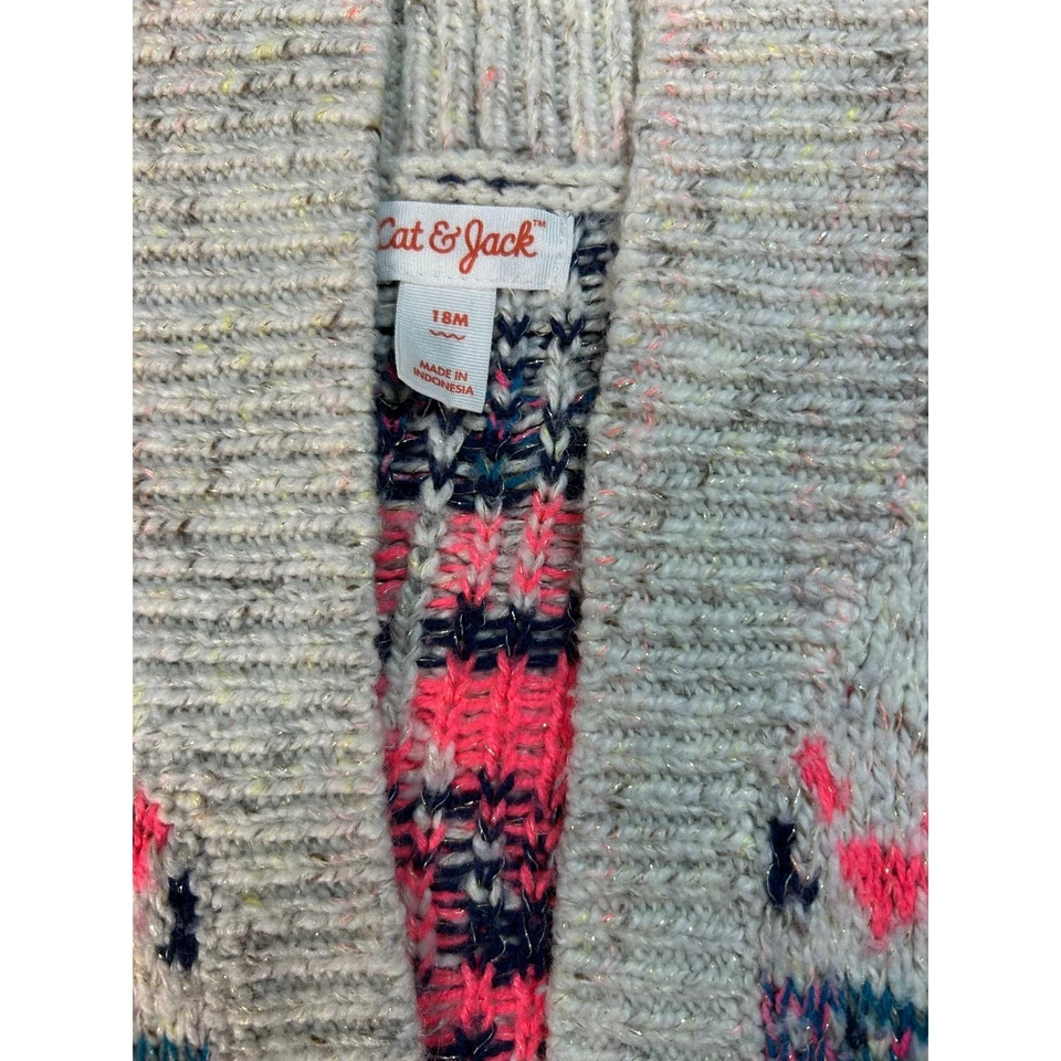 Bebé Niñas Ropa Paquete 5 Artículos Gato Jack Reebok Vestido Chaqueta Cárdigan Foto 3 de 4