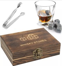 9pcs Whiskey Ice Stone Whiskey Stones Ice Cube Gift Set Serve Cold Drinks Gift