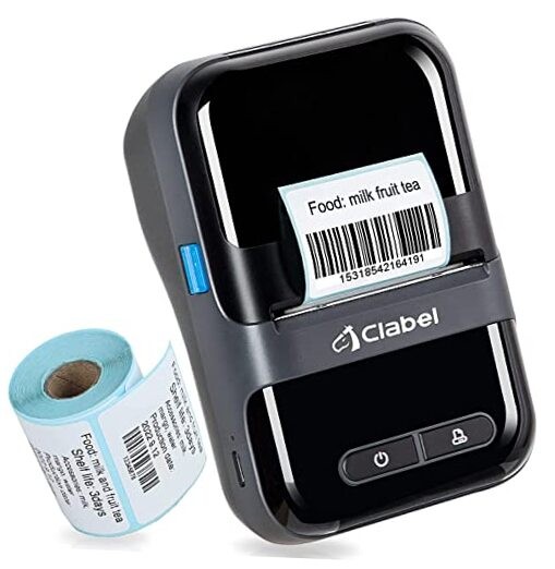 Bluetooth Thermal Label Printer 220B for Barcodes & Stickers  