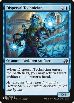 Dispersal Technician - LP C : The List