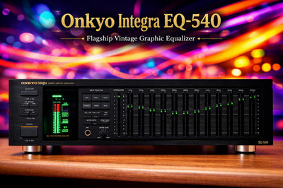 ONKYO INTEGRA EQ-540  RaRe  Flagship Vintage Stereo Equalizer