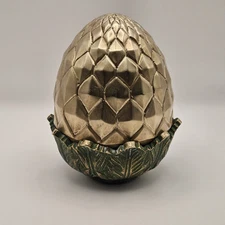 Regency Style Polychromed Bronze Motif Acorn Artichoke