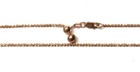 Adjustable Rose Gold 925 Sterling Silver Sparkle Glitter Margarita 24" necklace — photo 1