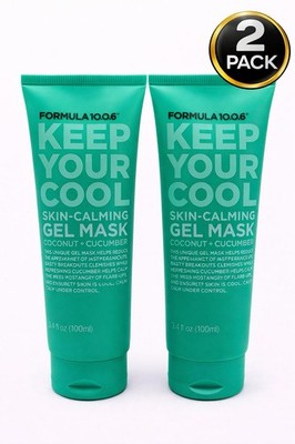 (2 Pack) Formula10.0.6 Keep Your Cool- Skin Calming Gel Mask 3.4oz Ea M8
