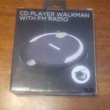 SYLVANIA SCD305-FD Walkman Portable CD Player w/ FM Radio, Black