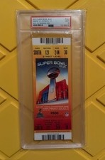 2012 SUPER BOWL 46 XLVI Full Ticket PSA 9 MINT Giants Patriots Brady Manning!!!