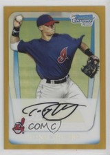 2011 Bowman Chrome Prospects Gold Refractor 29/50 Tony Wolters #BCP98 md3