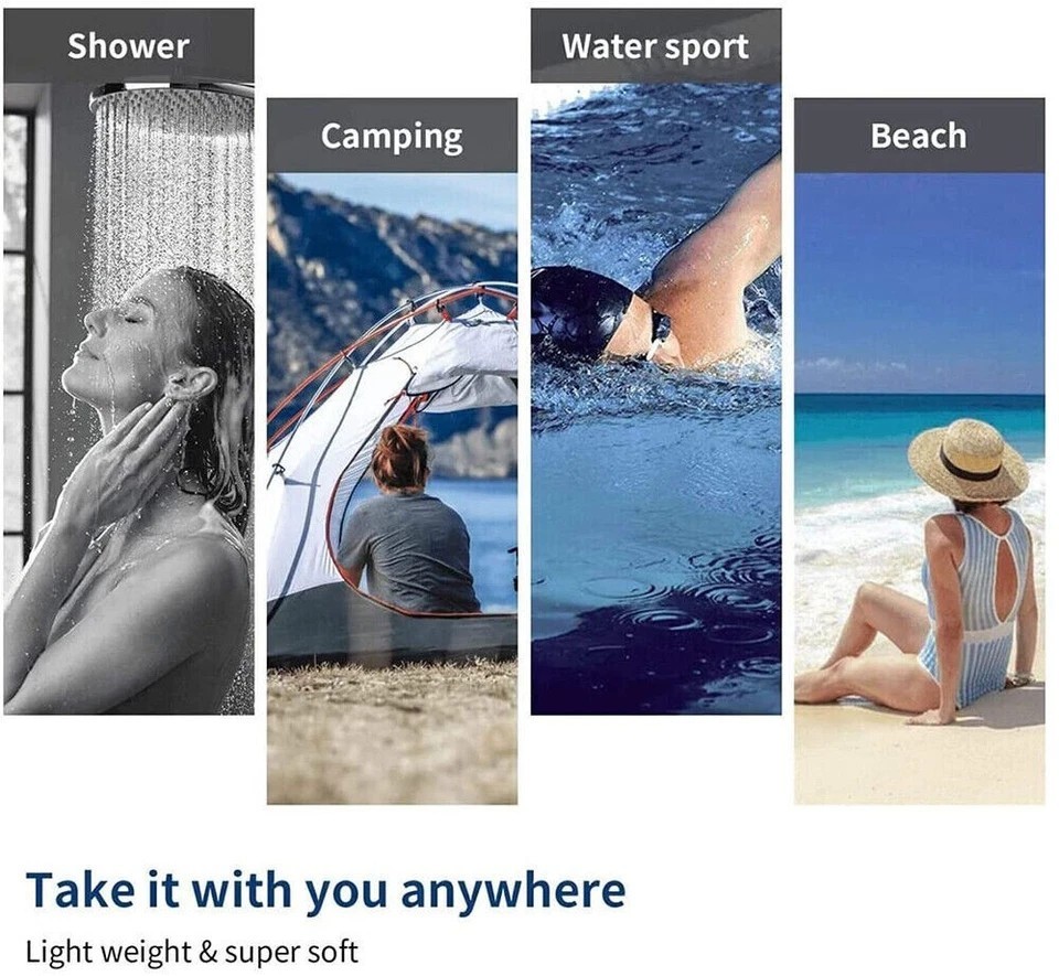 new Sarenna Lee towel bath beach pool gym one side printing | eBay