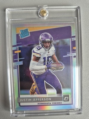Justin Jefferson Rated Rookie  Silver Minesota Vikings NFL Panini
