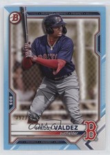 2021 Bowman Draft Sky Blue 392/499 Freddy Valdez #BD-96 z6b
