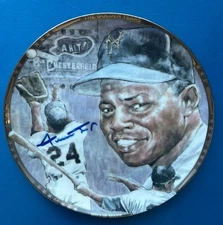 WILLIE MAYS VINTAGE AUTOGRAPHED PLATINUM EDITION GOLDEN YEARS L/E (4/5000) PLATE