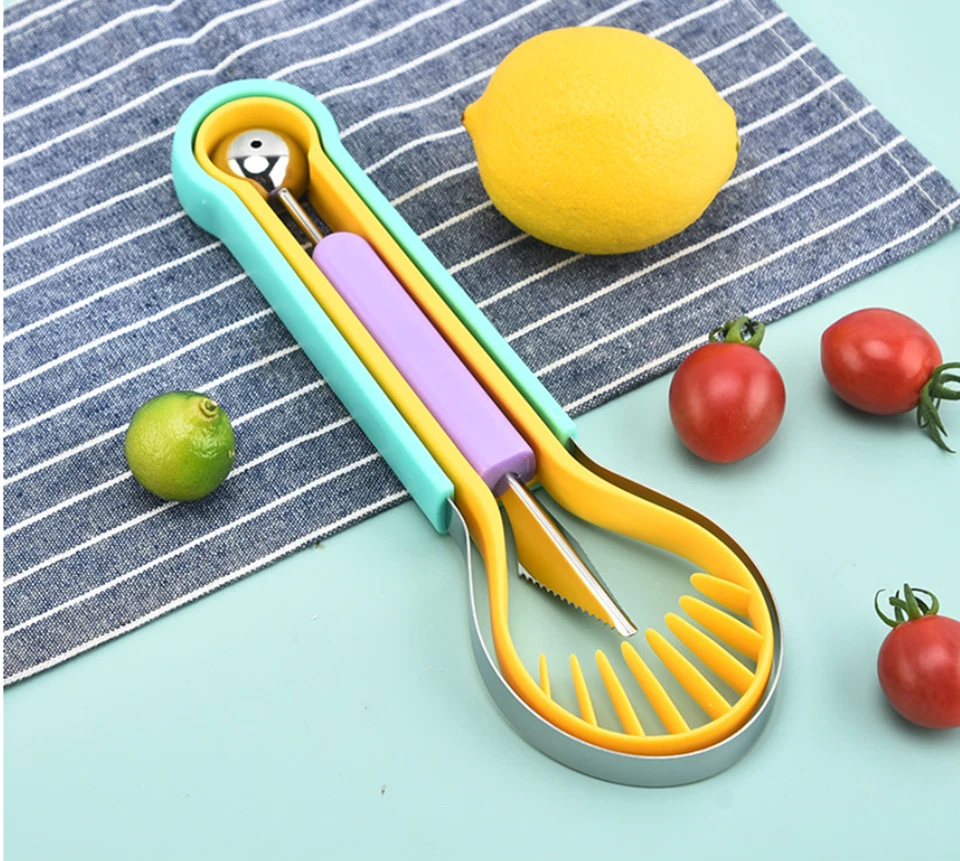 Bailarina de frutas higiénica de grado alimenticio ergonómica suave y resistente para decorar postres Foto 4 de 4