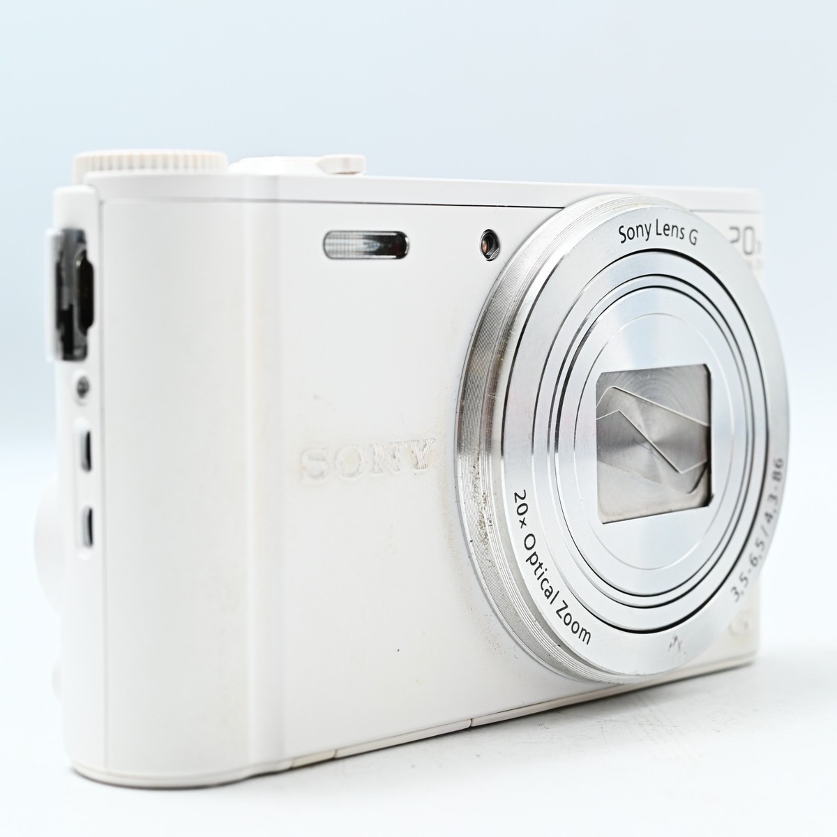 SONY Cyber Shot DSC-WX300 White Digital Camera 20x Zoom 18.2MP