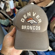 Denver Broncos Reebok Hat Cap Strap Back Adult One Size Orange Blue Cotton NFL