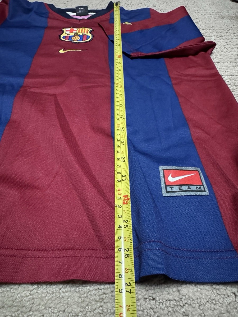 Nike FC Barcelona 1998-99 Home Jersey - Fan Version - #7 Figo | eBay