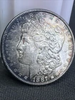 1887 P  MORGAN SILVER DOLLAR - 90% Silver - Slight Toning
