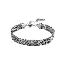 Simple Chunky Chain Gold Adjustable Bracelet Waterproof Mesh Bangle Bracelets