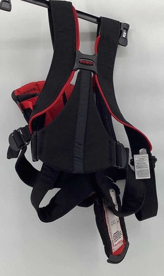 Baby Bjorn Baby Carrier черный красный хлопок сетки поясницы 8-26 фунтов (3,5-12 кг) 026164 - Изображение 4 из 4