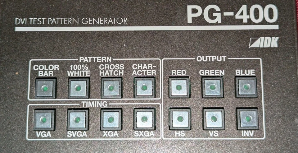 Test Pattern Generator IDK Pg400 DivX & VGA - Image 3 of 4
