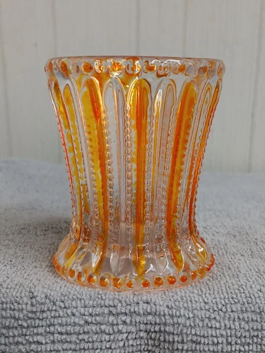 EAPG Fostoria EDGEWOOD. Toothpick Holder Decorated