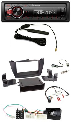 Pioneer MP3 DAB 1DIN Lenkrad USB Autoradio für Hyundai ix35 2010-2013 schwarz
