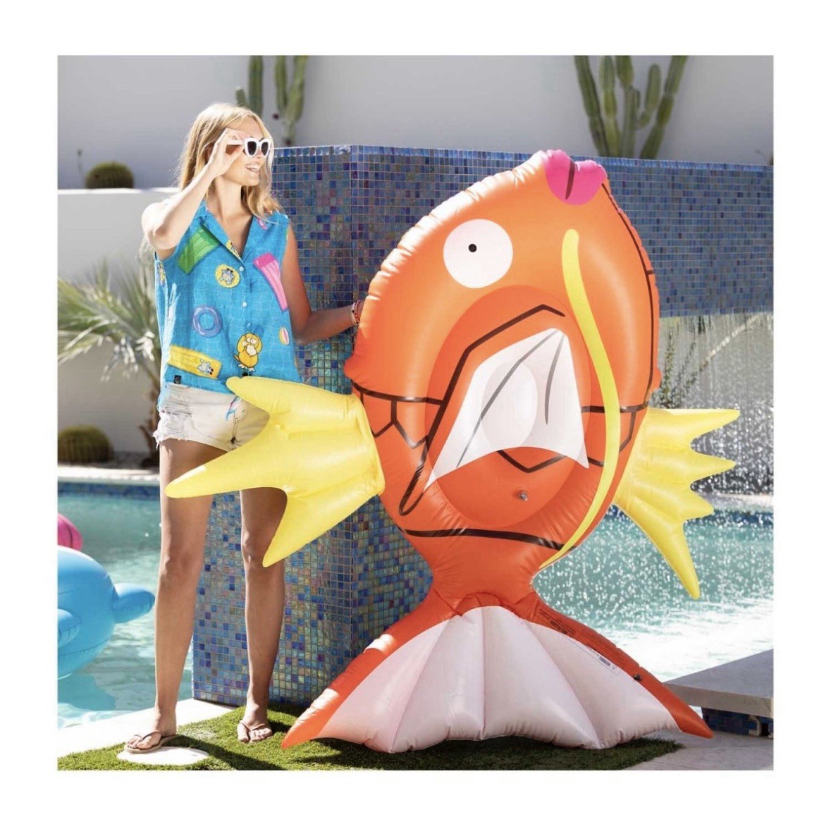 Pokémon Magikarp Días de Verano Piscina Flotador (Nuevo)
