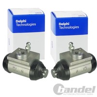 2X Delphi Radbremszylinder Passend FüR CitroËN C-ELYSEE C3 C4 Opel Corsa
