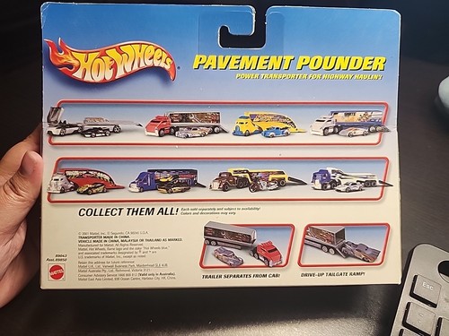 2001 Hot Wheels Pavement Pounder Black Road Pirates Racing - Picture 10 of 10