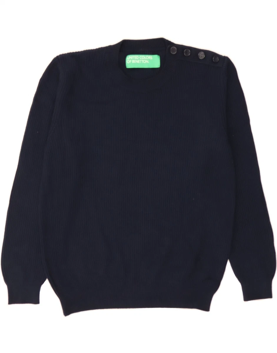 Suéter United Colors Of Benetton Para Mujer - Cuello Redondo, Mezcla De Lana Y Poliamida, Ajuste Suave