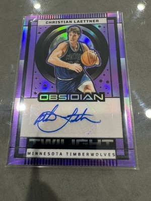 2024-25 Obsidian Twilight Christian Laettner #TS-CLM 43/49 AUTO