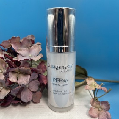 COLLANGENESIS SKINN PEP 40 SERUM RICHE 1.2 OZ MULTI-MATRIX PEPTIDE COMPLEX I-16
