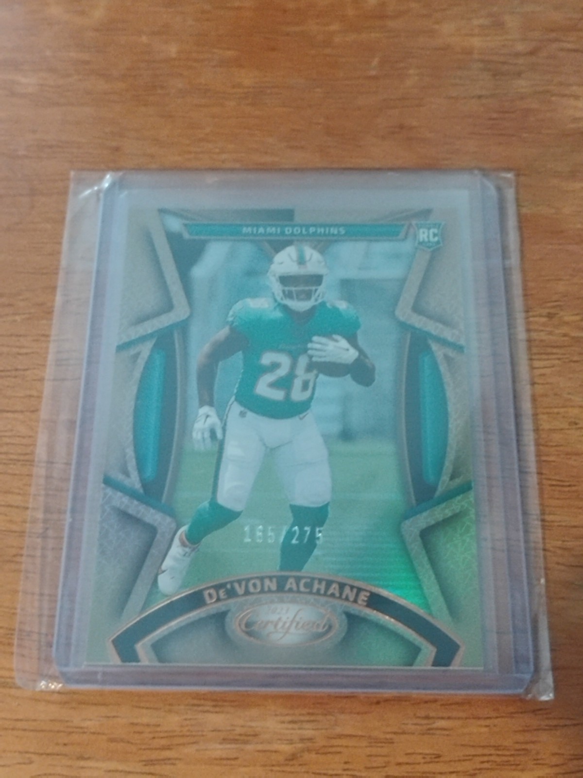 2023 Panini Certified - Rookies De'Von Achane #160 Mirror Bronze /275 (RC)